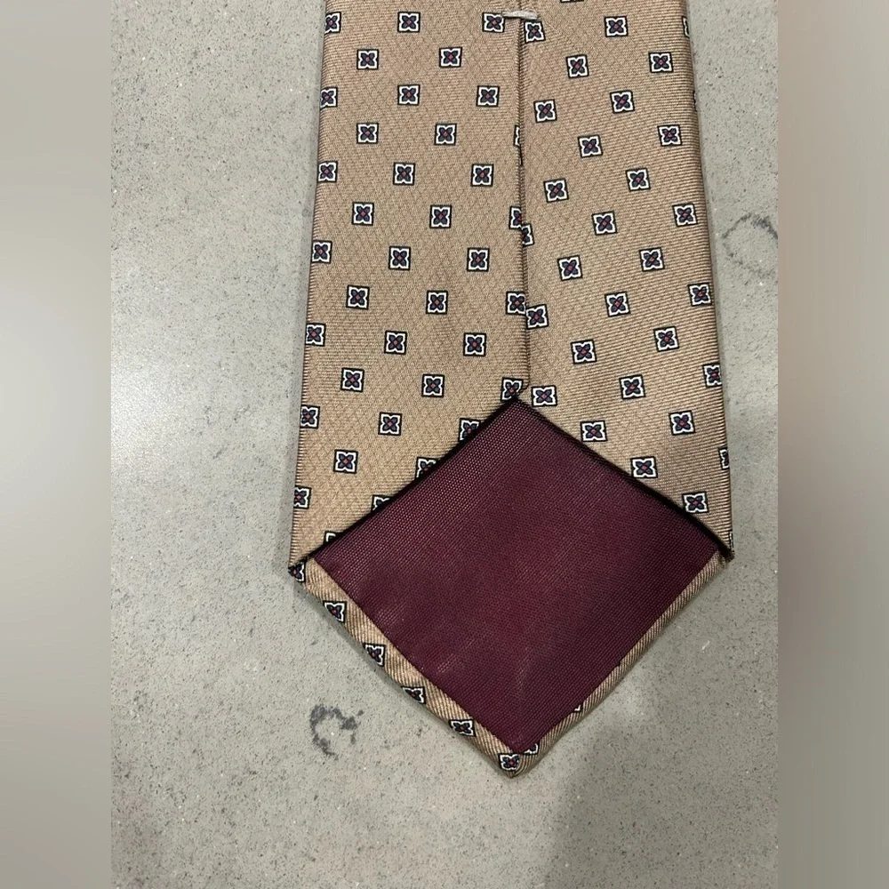 Kuppenheimer Silk Neck Tie Tan Formal Business Dressy